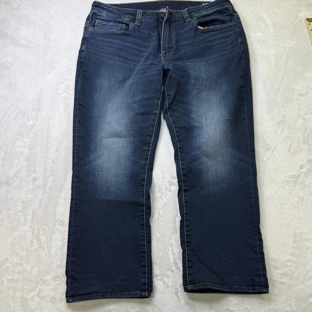 Buffalo David Bitton We Are Denim‎ Slim Ash Jeans Dark Wash 36x27 Stretch Soft
